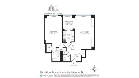 50 Sutton Pl S #8K, New York, NY 10022