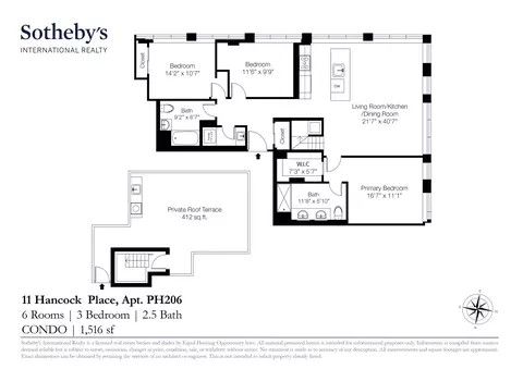 11 Hancock Pl #PH206, New York, NY 10027