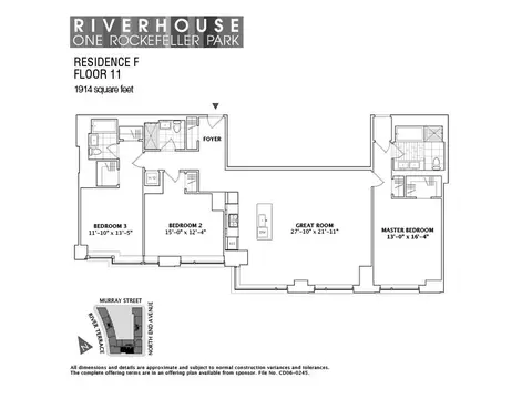2 River Ter #11-F, New York, NY 10282