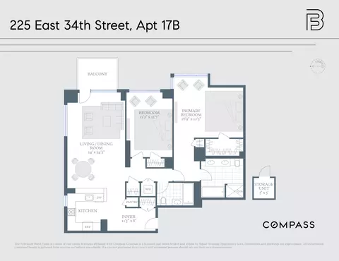 225 E 34th St #17B, New York, NY 10016