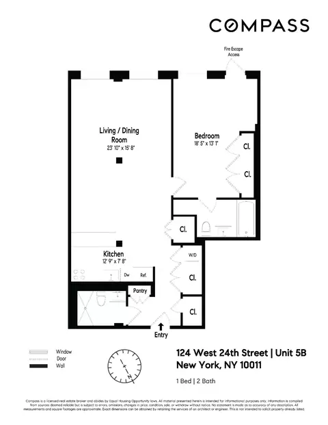 124 W 24th St #5B, New York, NY 10011