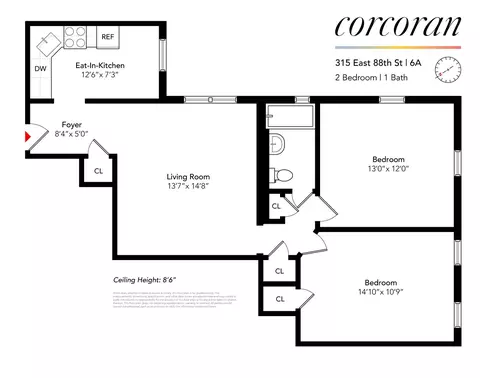 315 E 88th St #6A, New York, NY 10128
