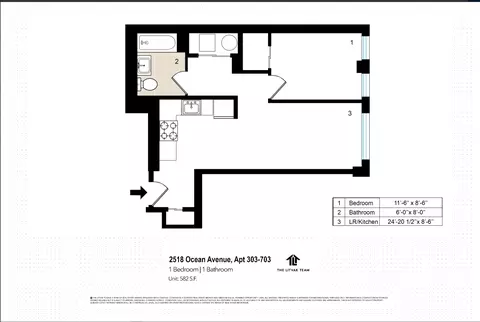 2518 Ocean Ave #303, Brooklyn, NY 11229