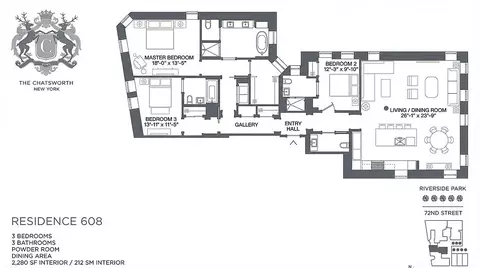 344 W 72nd St #608, New York, NY 10023