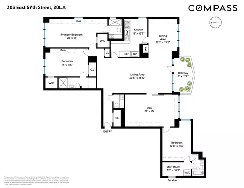 303 E 57th St #20LA, New York, NY 10022