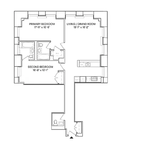 25 Broad St #9S, New York City, NY 10005
