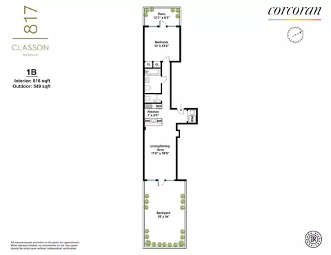817 Classon Ave #1B, Brooklyn, NY 11238