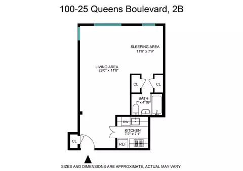 100-25 Queens Blvd #2B, New York City, NY 11375