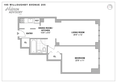 195 Willoughby Ave #205, Brooklyn, NY 11205