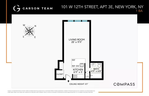 101 W 12th St #3E, New York, NY 10011
