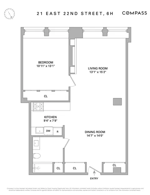 21 E 22nd St #6H, New York, NY 10010