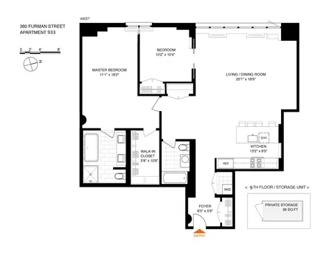 360 Furman St #933, Brooklyn, NY 11201