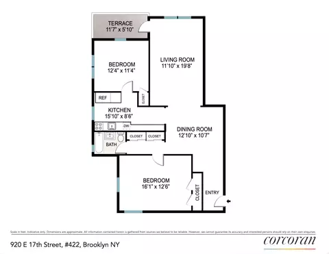 920 E 17th St #422, Brooklyn, NY 11230