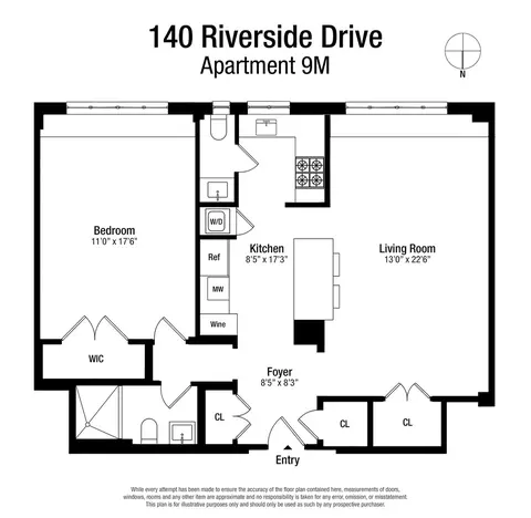 140 Riverside Dr #9M, New York, NY 10024