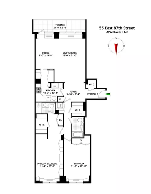 55 E 87th St #6D, New York, NY 10128