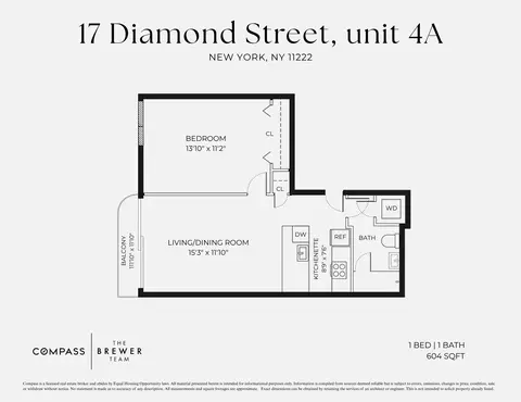 17 Diamond St #4A, Brooklyn, NY 11222