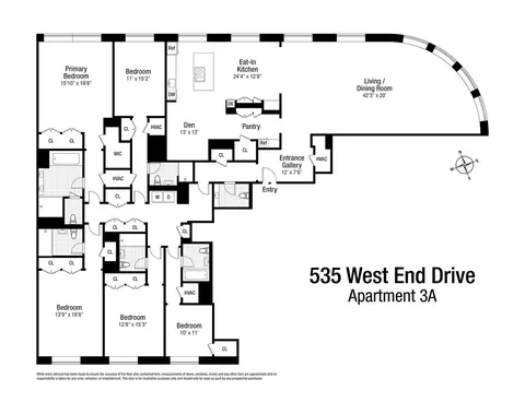 535 W End Ave #3A, New York, NY 10024