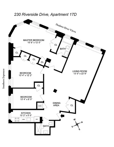 230 Riverside Dr #17D, New York, NY 10025