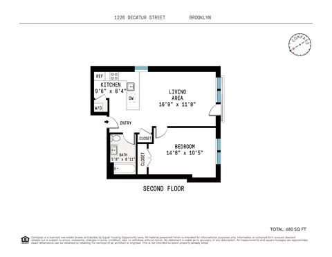 1226 Decatur St #2R, Brooklyn, NY 11207