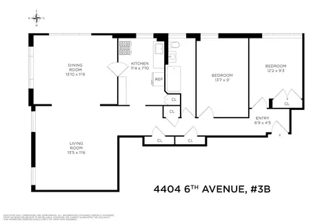 4404 6th Ave #3B, Brooklyn, NY 11220