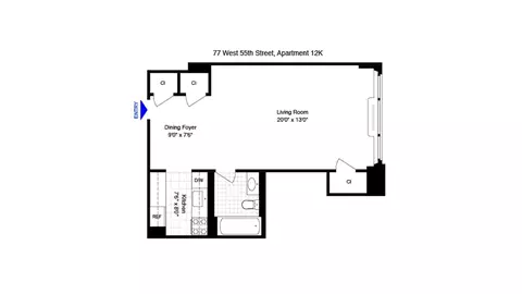 77 W 55th St #12K, New York, NY 10019