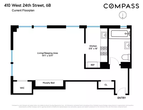 410 W 24th St #6B, New York, NY 10011