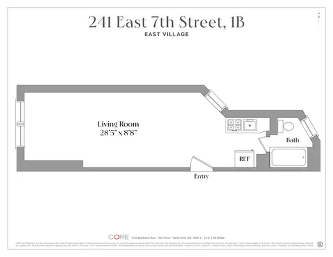241 E 7th St #1B, New York, NY 10009