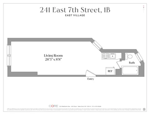 241 E 7th St #1B, New York, NY 10009