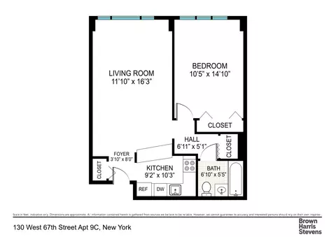 130 W 67th St #9C, New York, NY 10023