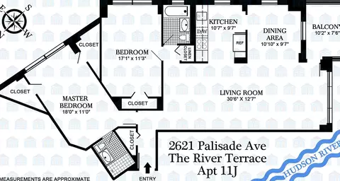 2621 Palisade Ave #11J, New York City, NY 10463