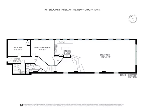 451 Broome St #6E, New York, NY 10013