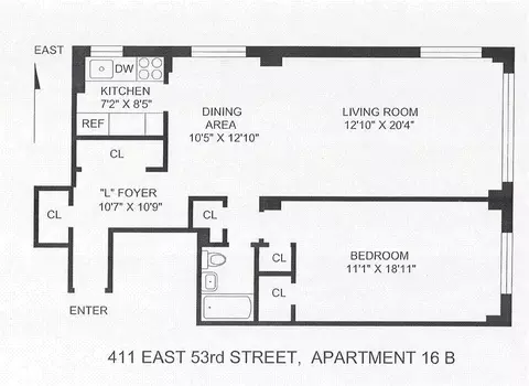 411 E 53rd St #16B, New York, NY 10022
