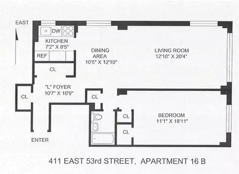 411 E 53rd St #16B, New York, NY 10022