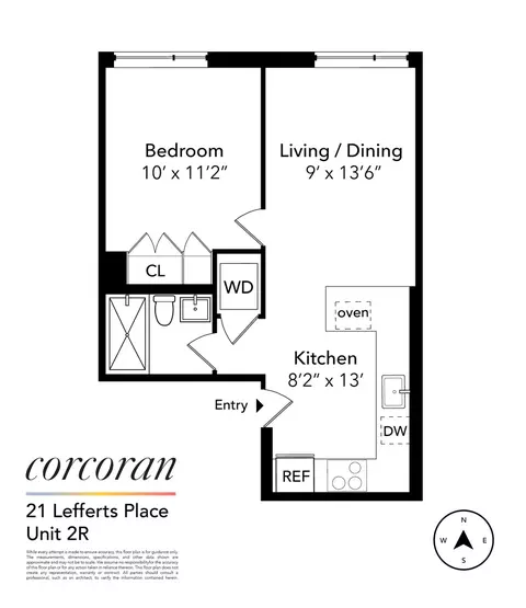 21 Lefferts Pl #2R, Brooklyn, NY 11238