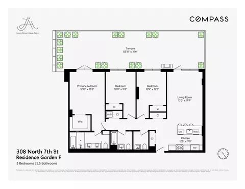 308 N 7th St #2F, Brooklyn, NY 11211