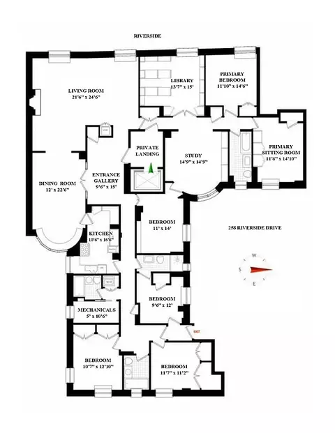258 Riverside Dr #1CD, New York, NY 10025