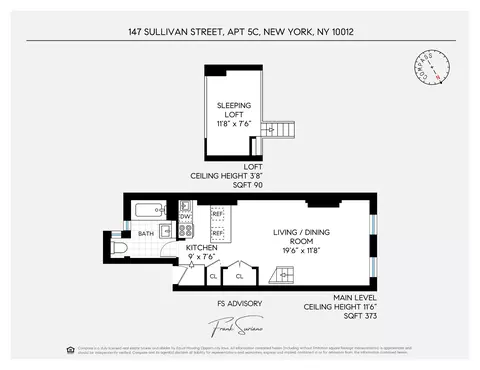 147 Sullivan St #5C, New York, NY 10012