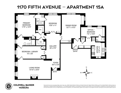 1170 5th Ave #15A, New York, NY 10029