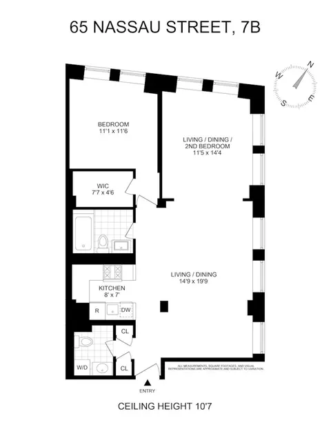 65 Nassau St #7B, New York, NY 10038