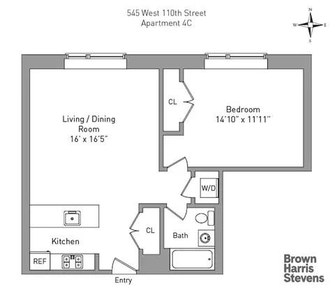 545 W 110th St #4C, New York, NY 10025