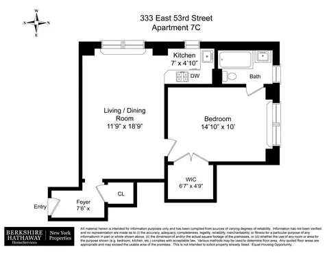 333 E 53rd St #7C, New York, NY 10022