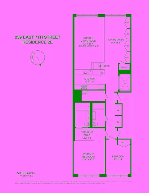 259 E 7th St #2E, New York, NY 10009