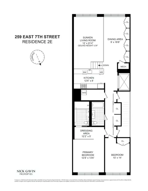 259 E 7th St #2E, New York, NY 10009