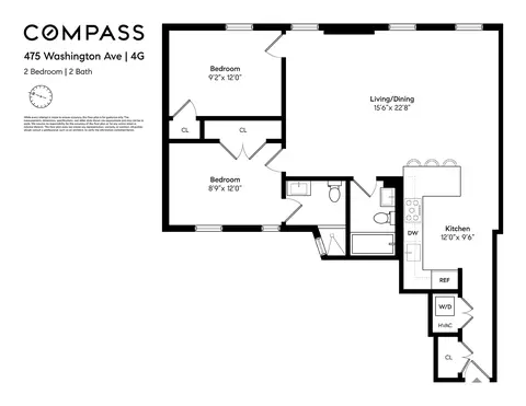 475 Washington Ave #4G, Brooklyn, NY 11238