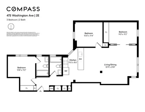 475 Washington Ave #2E, Brooklyn, NY 11238