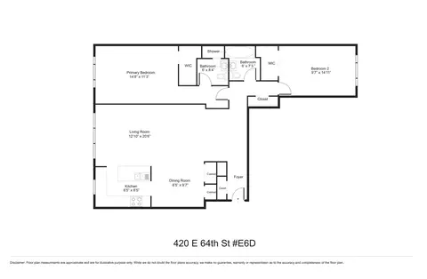 420 E 64th St #E6D, New York, NY 10065