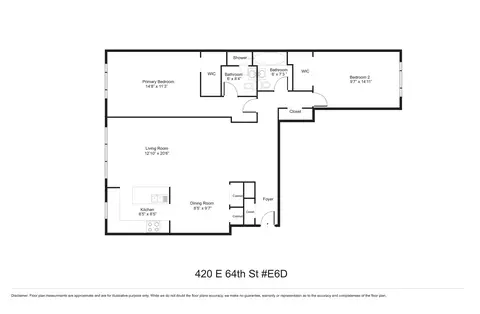 420 E 64th St #E6D, New York, NY 10065