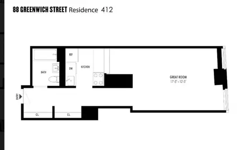 88 Greenwich St #412, New York, NY 10006