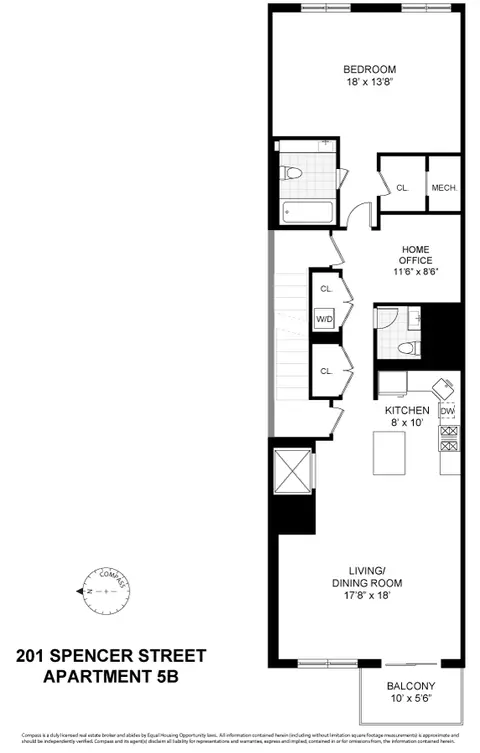 201 Spencer St #5B, Brooklyn, NY 11205