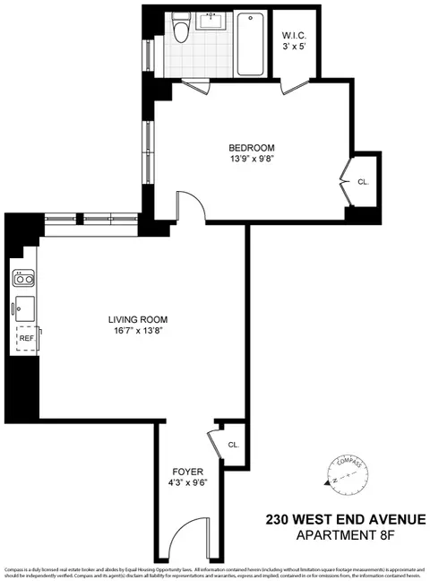 230 W End Ave #8F, New York, NY 10023